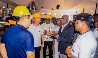 Alia tours food basket brewery, pledges Benue industrial growth