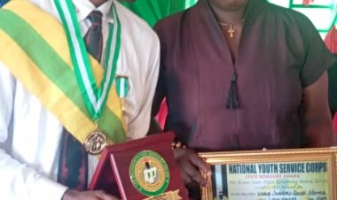 NYSC Presidential Honour Award Winner Returns To Benue To Show Appreciations.
