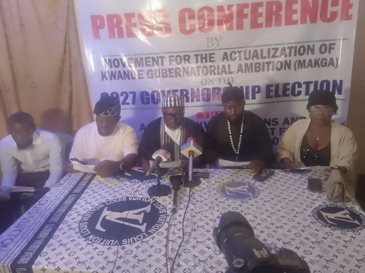 Benue 2027: It's our turn to produce next governor, to end maladministration, high hardness- Kwande group