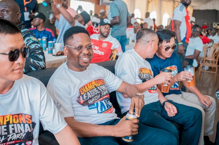 UCL Final: BIPC Holds Watch Party With Zeva Beer For Arsenal Fans In Benue