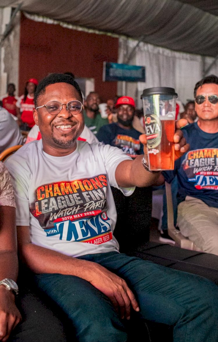 UCL Final: BIPC Holds Watch Party With Zeva Beer For Arsenal Fans In Benue
